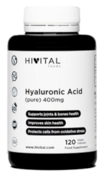 Hivital Ácido Hialurónico Puro 400mg 120 Cápsulas