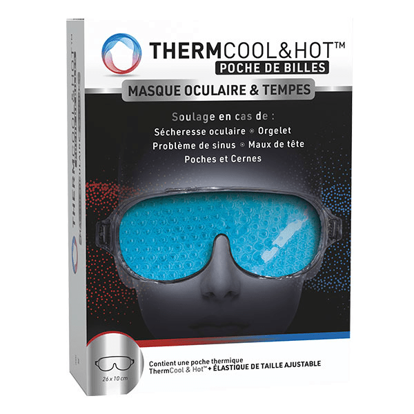 ThermCool&Hot Poche de Billes Masque Oculaire et Tempes 3