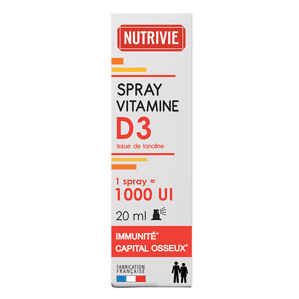 Vitamine D3 1000 UI Spray 20ml 2