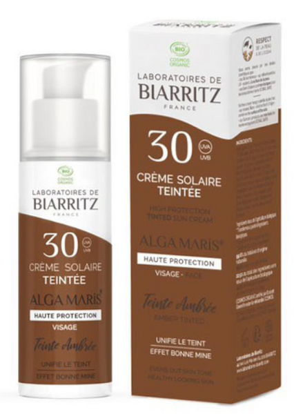 Laboratoires De Biarritz Alga Maris Crema Color Amber SPF30 50 Ml