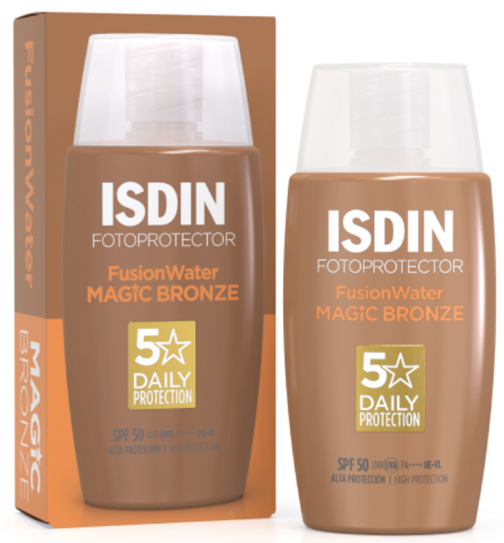 Isdin Fusion Water Magic Color Bronze SPF50 50 Ml