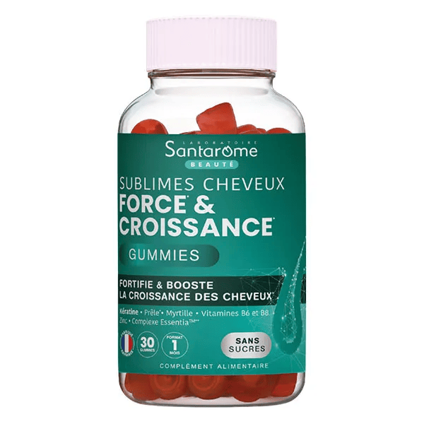 Santarome Sublimes Cheveux Force & Croissance 30 Gummies Sans sucres 2
