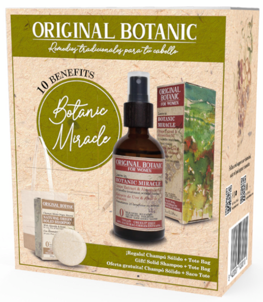 Original Botanic For Women Kit Botanic Miracle + Champú Sólido + Tote Bag