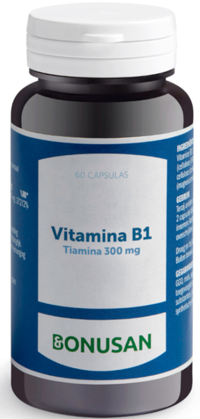 Bonusan Vitamina B1 Tiamina 300 Mg 60 Cápsulas