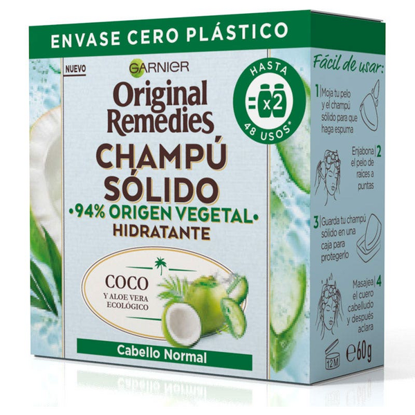 Garnier Original Remedies Champú Sólido Coco 60gr