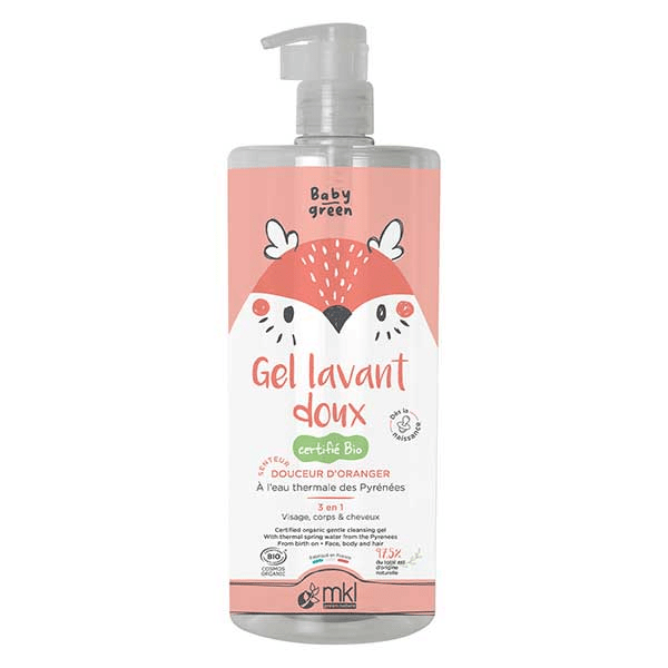 Baby Green Gel Lavant Doux Bio 1L 3