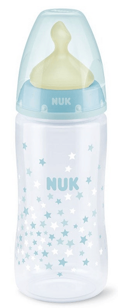 Nuk Biberón First Choice+ 6-18m Látex Talla L 300ml Turquesa
