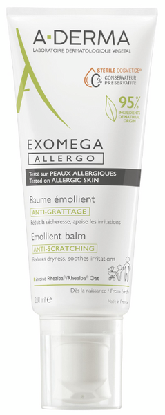 A-Derma Exomega Allergo Bálsamo 200 Ml