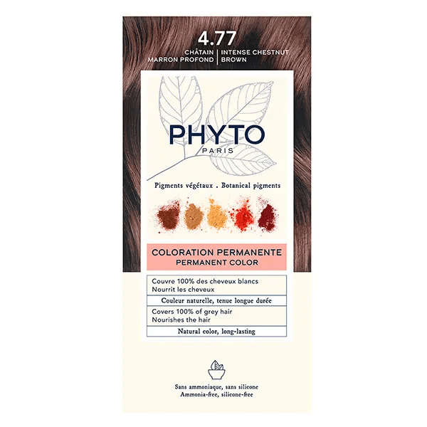 PhytoColor Coloration Permanente N°4.77 Châtain Marron Profond 3