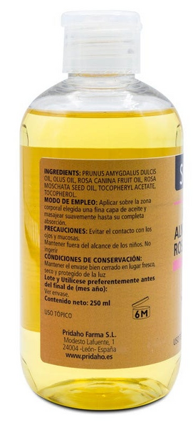 Sanon Aceite De Almendras Con Rosa Mosqueta 250ml