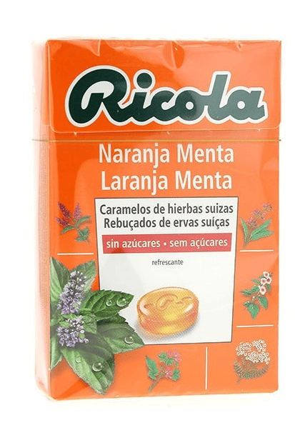 Ricola Caramelos Sin Azúcar 50 gr Naranja