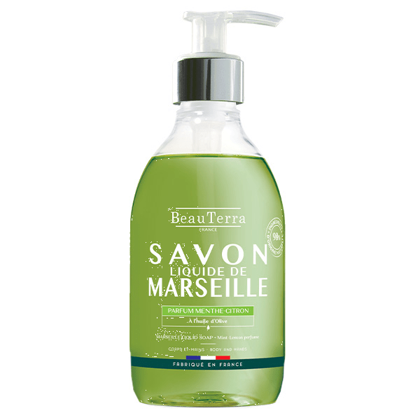 Savon Liquide de Marseille Menthe Citron 300ml 4
