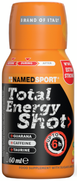 Namedsport Total Energy Shot Naranja 25x60 Ml