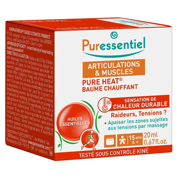 Baume Pure Heat® Chauffant Articulations et Muscles 20ml 2