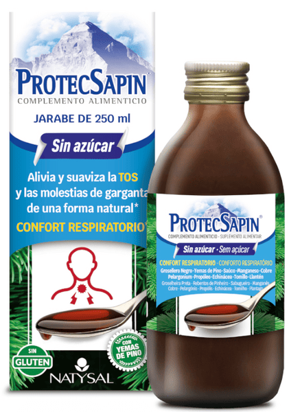 Natysal Negro Protecsapin Jarabe Sin Azúcar 250 Ml