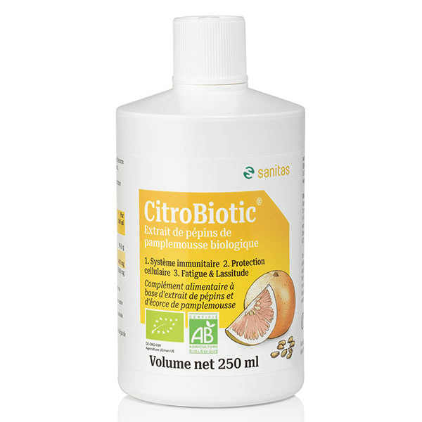 Citrobiotic Extrait de Pépins de Pamplemousse Bio 250ml
