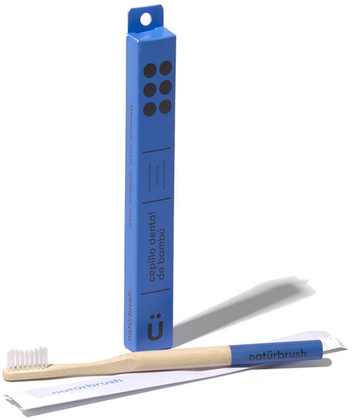 Naturbrush Cepillo Dental Natural Adultos Azul