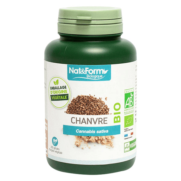 Bio Chanvre 200 gélules végétales 2