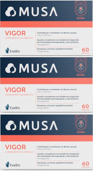 Imagen de Musa Vigor Estímulo Sexual 3x60 cápsulas en OfertitasTOP