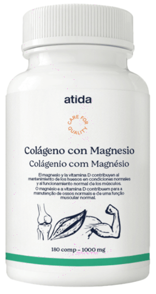 Atida Colágeno con Magnesio 180 Comprimidos