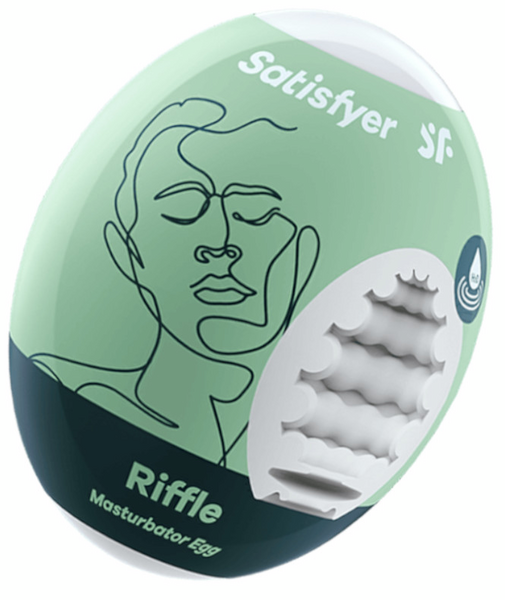 Satisfyer Masturbator Egg Single Riffle