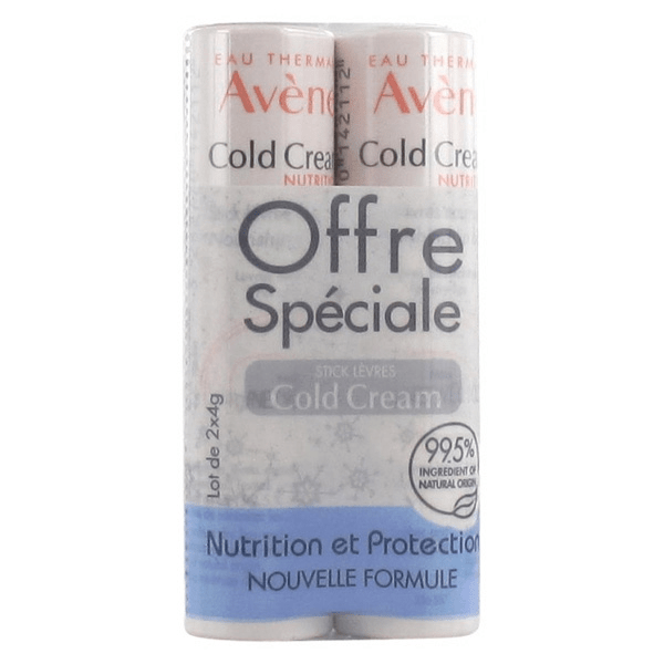 Cold Cream Stick Lèvres Nourrissant Lot de 2 x 4g 4