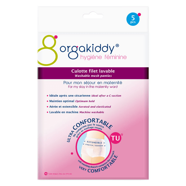 Hygiène Féminine Culotte Filet Lavable Taille Unique 5 unités 4