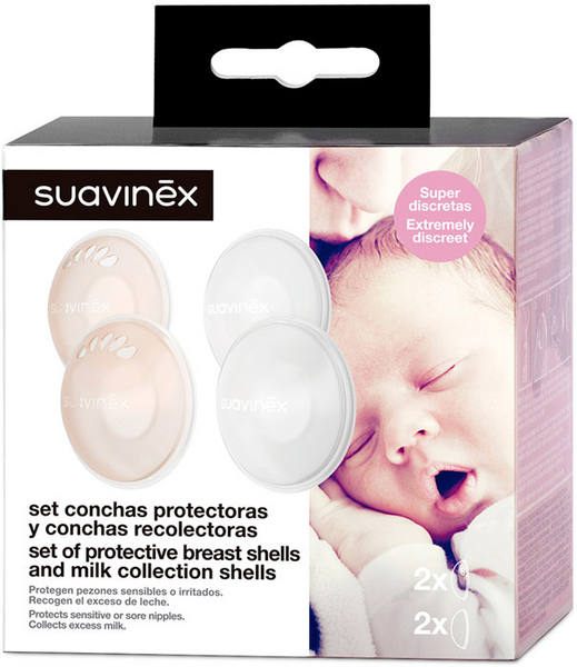 Suavinex Set Conchas Protectoras + Conchas Recolectoras.