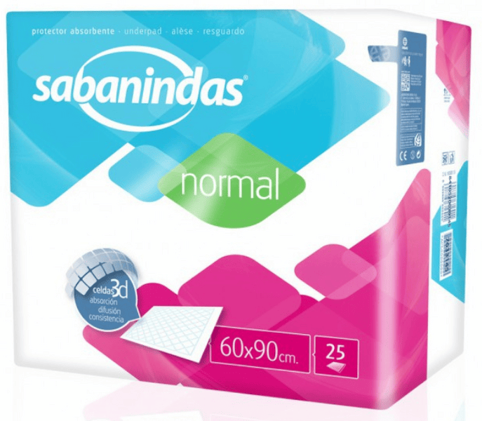 Sabanindas Normal 60x90 25 Unidades