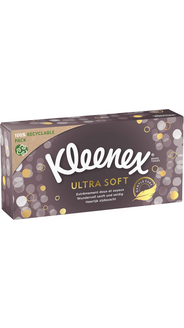 80 unidades Kleenex Ultrasoft Caja de pañuelos 