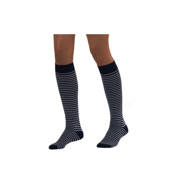 Marinière Femme Chaussettes Classe 2 Taille S Long Bleu