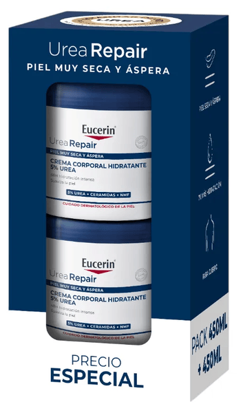 Eucerin Duplo Urearepair Balsamo Plus 2X450 Ml 1000 Ml - Imagen 4