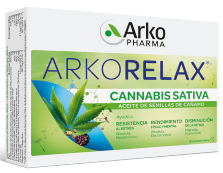 Arkopharma ArkoRelax Cannabis Sativa 30 Comprimidos