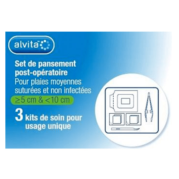 Set de Pansement Post-Op Plaies > 5cm et < 10cm 3 unités 2