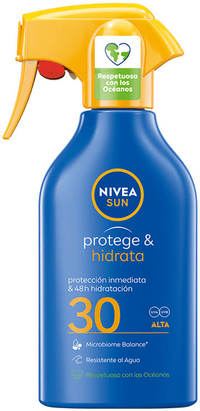 Nivea Crema Sun Spray Pistola Solar Hidratante Spf30 300Ml