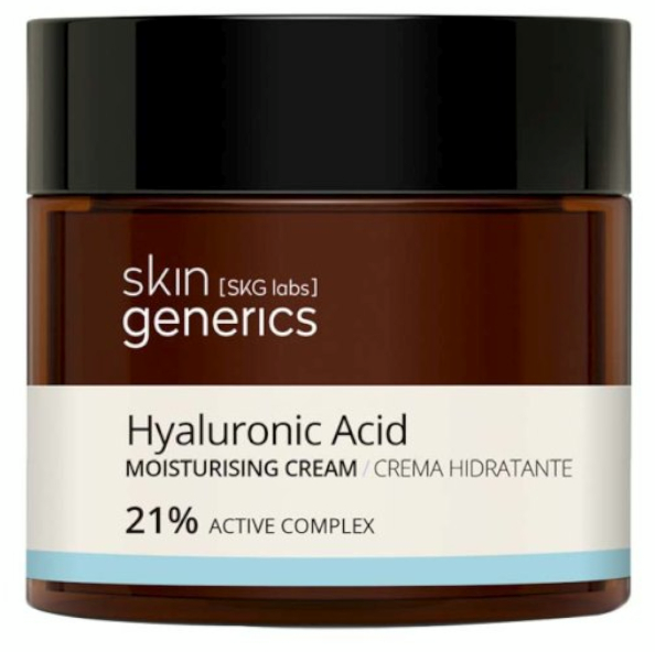 Skin Generics Moisturising Cream Hyaluronic Acid 21% 50 Ml