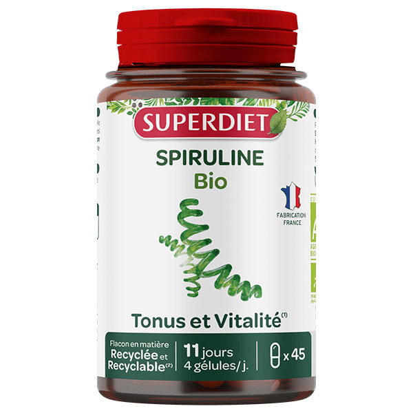 Spiruline Bio 45 gélules 2
