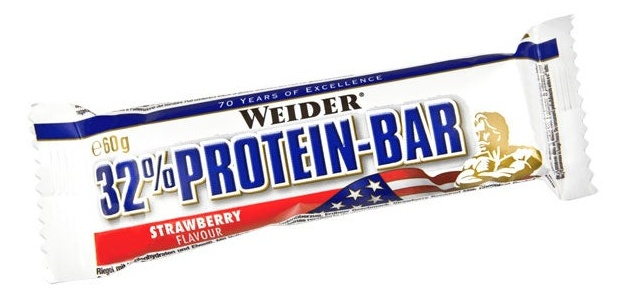 Weider Barrita 32% Protein Bar Fresa 1 Ud 60 Gr