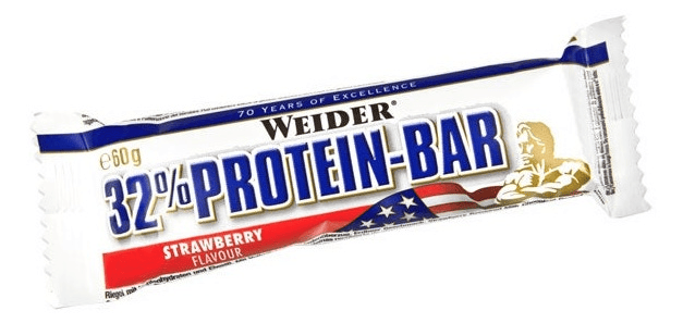 Weider Barrita 32% Protein Bar Fresa 1 ud 60 gr
