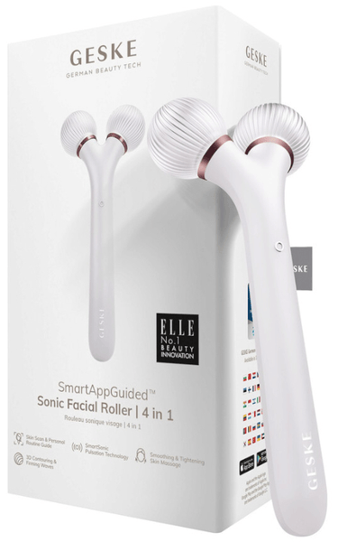 Geske Blanco Sonic Facial Roller 4 En 1