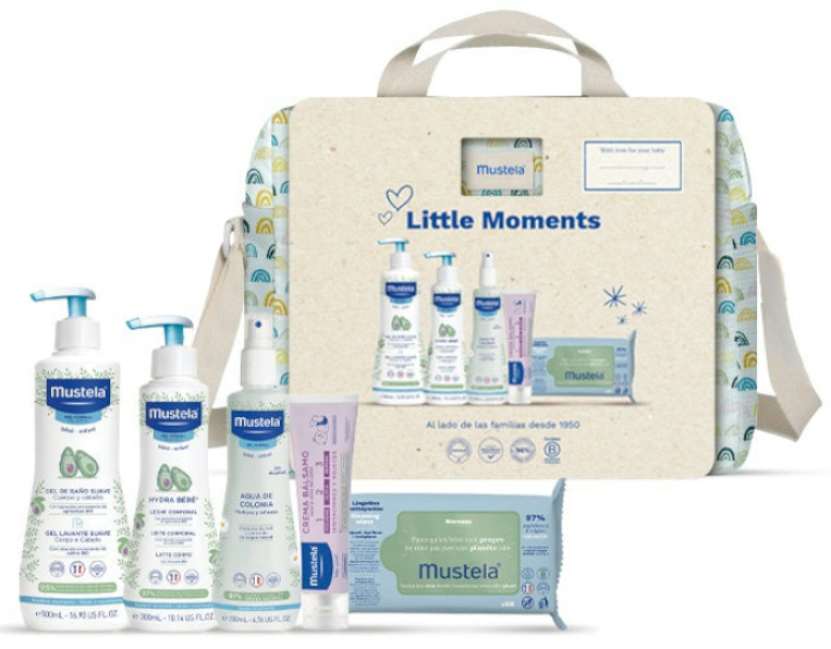 Mustela Bolsa De Paseo Little Moments Arcoiris 5 Productos De Higiene