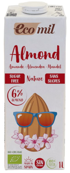 Ecomil Leche Almendra Natural Bio 1 L