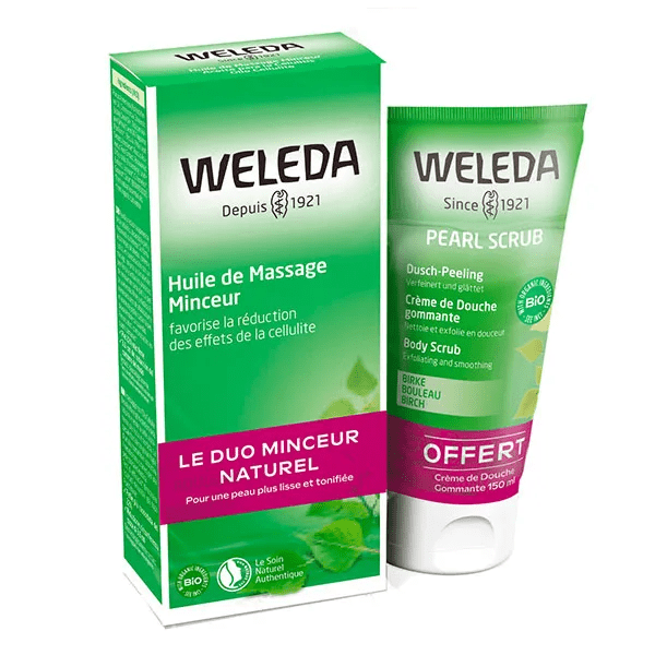 Huile de Massage Minceur 200ml + Crème de Douche gommante 150 ml offerte 2