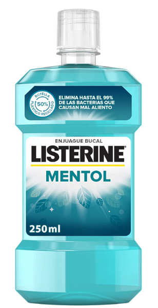 Listerine Mentol Enjuague Bucal 250ml