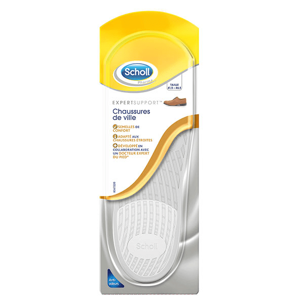 Scholl Expert Support Semelles Chaussures de Ville Taille 41,5 à 46,5 2