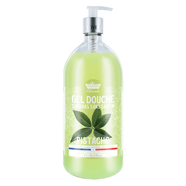 Gel douche Pistache sans savon format 1L