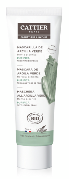 Cattier Mascarilla Arcilla Verde Piel Grasa 100ml