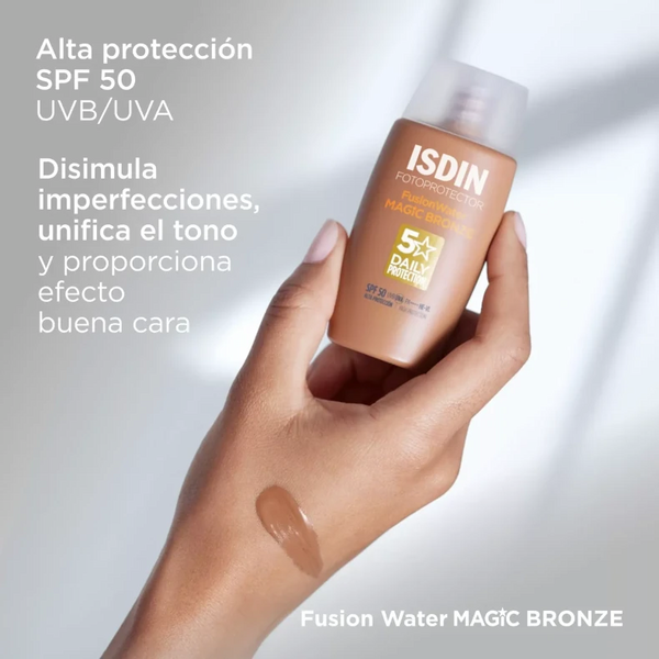 Isdin Fusion Water Magic Color Bronze SPF50 50 Ml