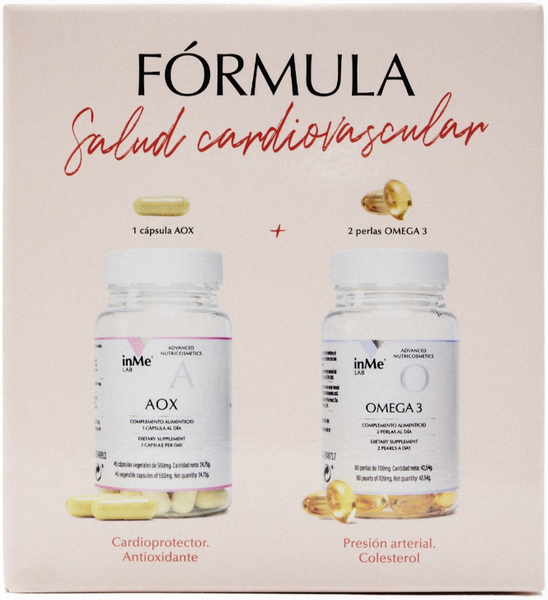 InMe LAB Fórmula Cardiovascular Aox + Omega 3