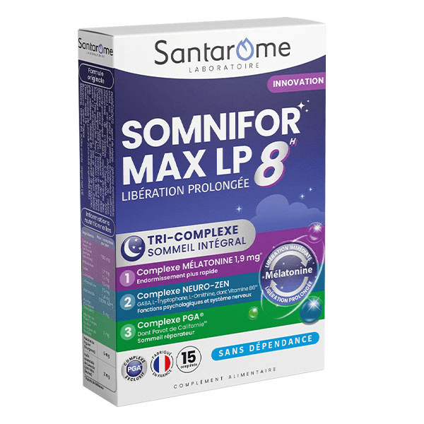 Santarome - Somnifor tri-complexe - Sommeil - 15 comprimés 4
